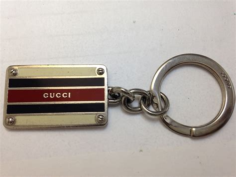 vintage gucci keychain metal|gucci keychain wallet dupe.